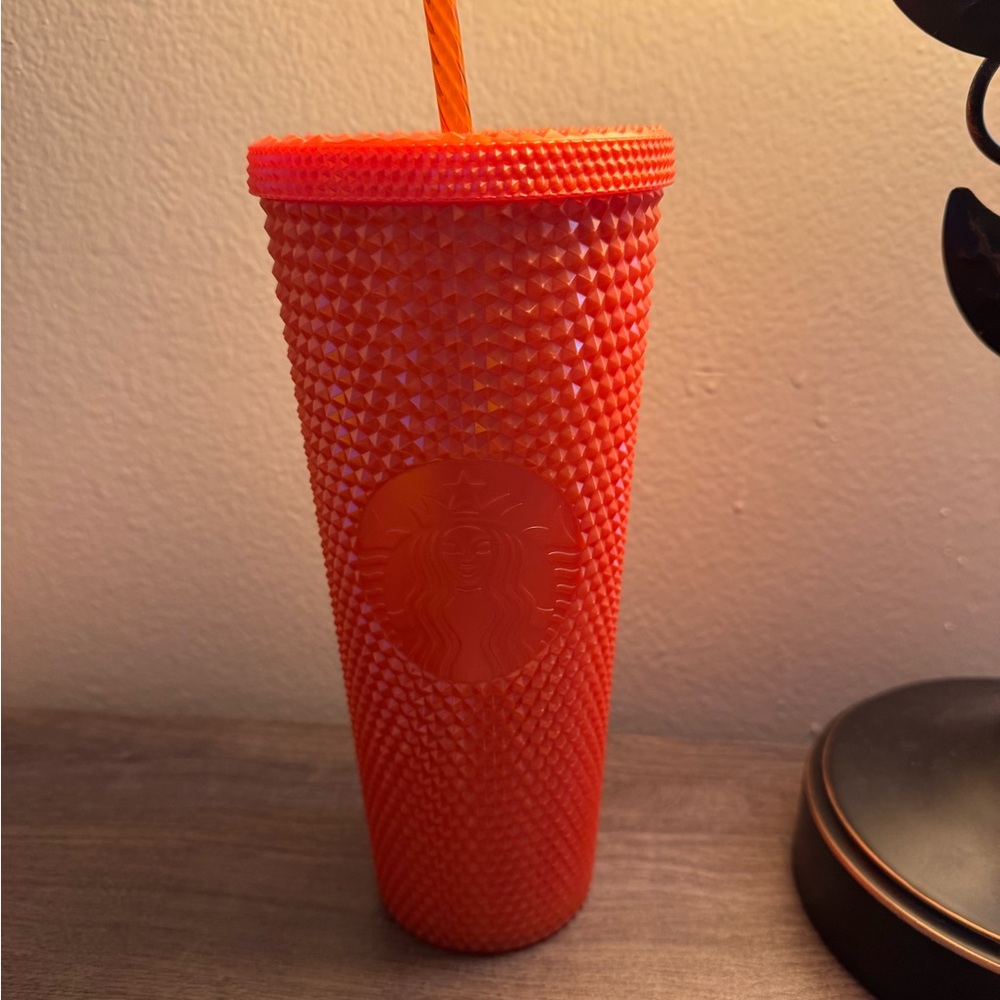 Starbucks Orange Studded Tumbler